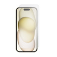 2x Szkło + szybka na aparat żółta do iPhone 15, ERBORD Hartowane 9H/3D