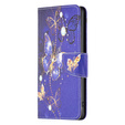 Etui z klapką do Xiaomi Redmi Note 13 Pro 5G, Wallet, Butterflies fioletowe