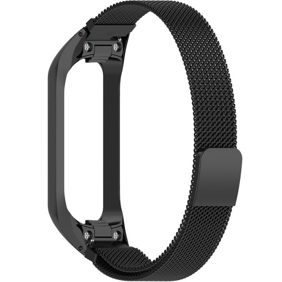 Pasek Bransoleta Milanese do Samsung Galaxy Fit 2 SM-R220, Czarny