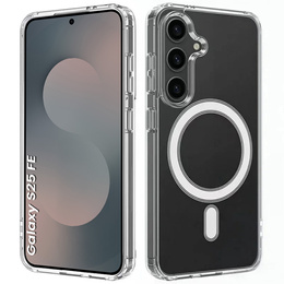 Etui do Samsung Galaxy S25 FE, Fusion Hybrid, do MagSafe, przezroczyste
