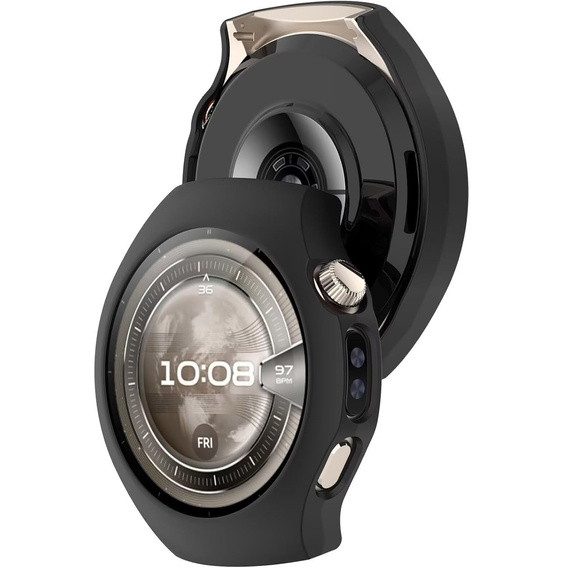 Etui ochronne do Huawei Watch 5 46mm, czarne