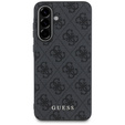 Etui GUESS do Samsung Galaxy A56, 4G Metal Gold Logo, czarne