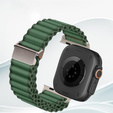 Pasek Nylonowy do Apple Watch 1/2/3/4/5/6/7/8/9/10/11/SE Ultra 1/2/3 42/44/45/46/49mm, Zielony