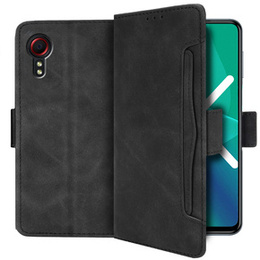 Etui z klapką do Samsung Galaxy Xcover 5, Card Slot, czarne