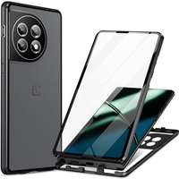 Etui do OnePlus 11 5G, Magnetic Dual Glass, czarne