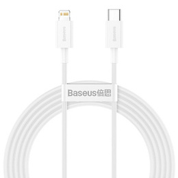 BASEUS Superior Series Kabel USB-C do Lightning, 20W, 2m, White
