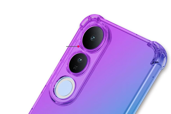 Etui Gradient Dropproof do Vivo V50 Lite 4G / 5G, Fioletowe / niebieskie