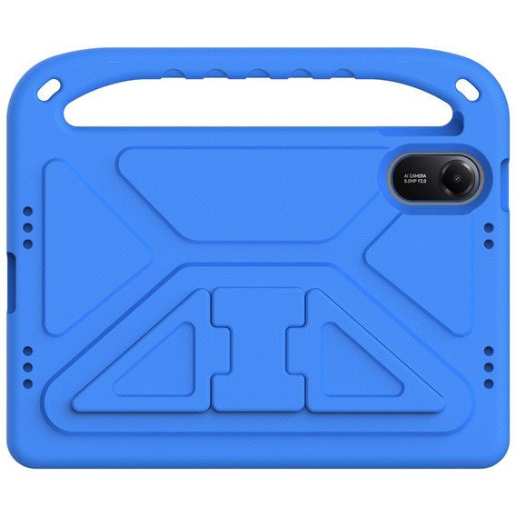 Etui z uchwytem dla dzieci do Xiaomi Redmi Pad 2 niebieskie wygodne przenoszenie