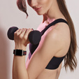 Pasek Silikonowy do Apple Watch 1/2/3/4/5/6/7/8/9/10/11/SE Ultra 1/2/3 42/44/45/46/49mm, Czarny/Czerwony