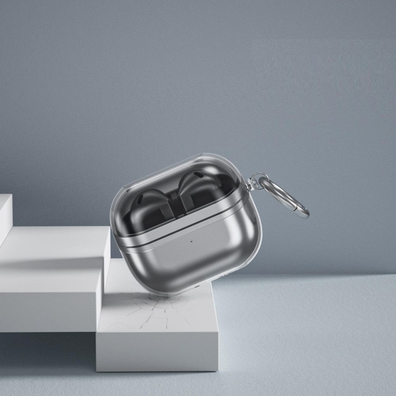 Transparentne etui TPU z karabińczykiem– Samsung Galaxy Buds 3 / 3 Pro