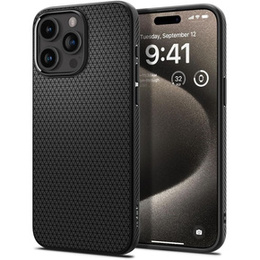 Etui Spigen do iPhone 15 Pro Max, Liquid Air, Czarne