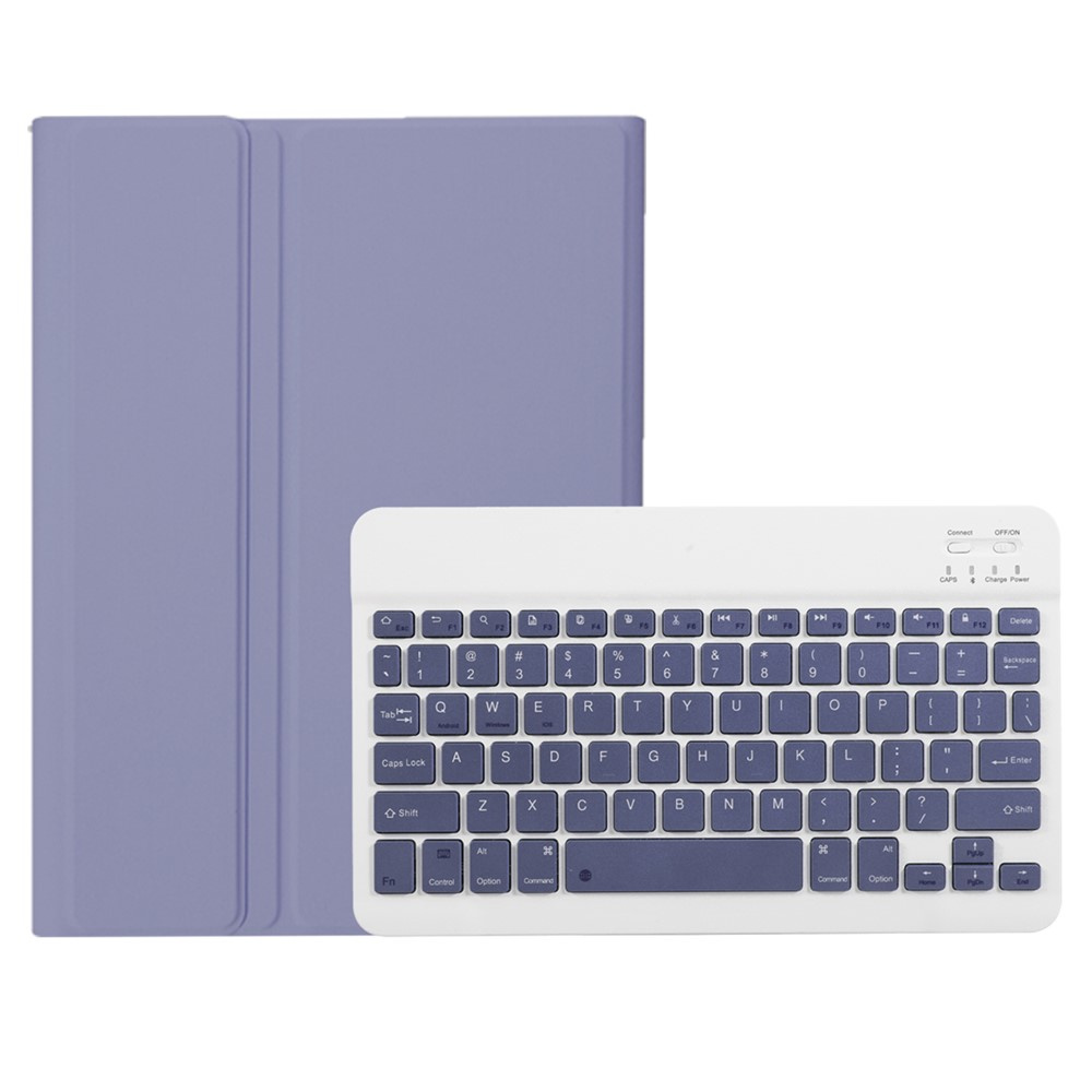 Fioletowe etui z klawiaturą Bluetooth do Xiaomi Redmi Pad 2 – precyzyjne wycięcia