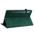 Etui do Lenovo Tab P11 Pro Gen 2 TB132FU TB132XU 11.2", Wallet Pen Slot, zielone