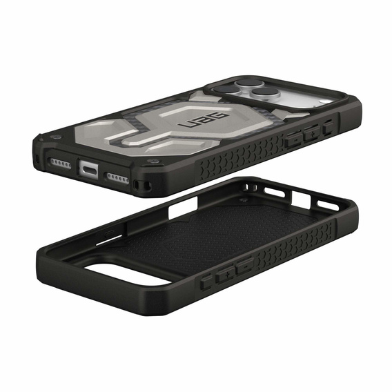 Etui Urban Armor Gear do iPhone 17 Pro Max, Monarch Pro Kevlar MagSafe, Titanium