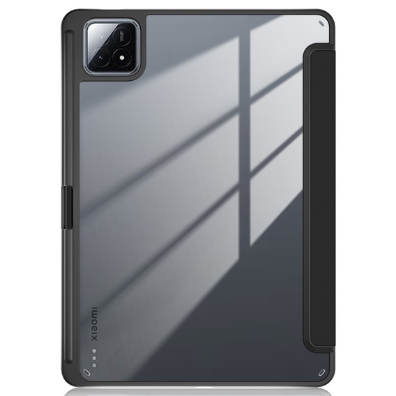 Etui do Xiaomi Pad 6S Pro 12.4, Smartcase Hybrid, z miejscem na rysik, czarne