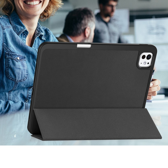 Etui do iPad Pro 11" 2024 (5 gen.), Smartcase z miejscem na rysik, czarne