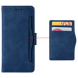 Etui z klapką do Motorola Edge 50 Fusion 5G, Card Slot, granatowe