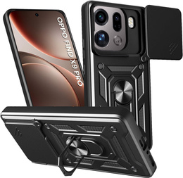 Etui pancerne do Oppo Find X9 Pro, CamShield Slide, czarne