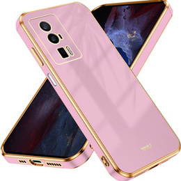 Etui do Poco F5 Pro 5G, Glamour CamShield, fioletowe