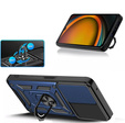 Etui z podstawką i przesłoną aparatu do Samsung Galaxy Xcover 7 Pro – granatowe, pancerne, z ochroną kamery