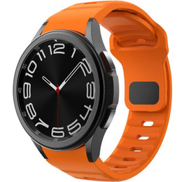 Pasek Silikonowy do Samsung Galaxy Watch 4/5/6/7/FE 40/42/43/44/45/46/47mm, Pomarańczowy