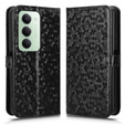 Etui z klapką do Xiaomi Redmi 15 5G / 4G, Wallet Rhombus, czarne