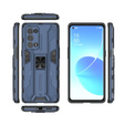 Etui do Oppo Reno6 Pro+ 5G, Military kickstand, niebieskie