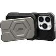 Magnetyczny portfel Urban Armor Gear do iPhone – srebrny, kompatybilny z MagSafe