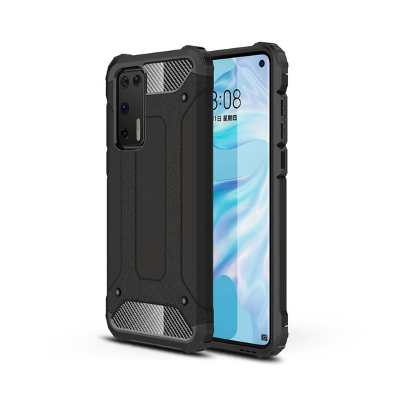 Etui do Huawei P40, Obudowa TECH ARMOR Case, Czarne