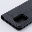Etui z klapką do Motorola Moto G54 5G, Butterfly, czarne