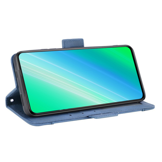 Etui z klapką do Motorola Moto G53 5G, Card Slot, Niebieski