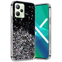 Etui do Realme C35, Glittery, czarne