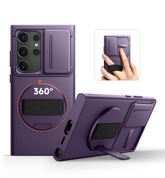 Etui do Samsung Galaxy S24 Ultra, Suritch, fioletowe