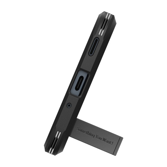 Etui Spigen do Samsung Galaxy A56 5G, Tough Armor, czarne + Szkło Hartowane 9H