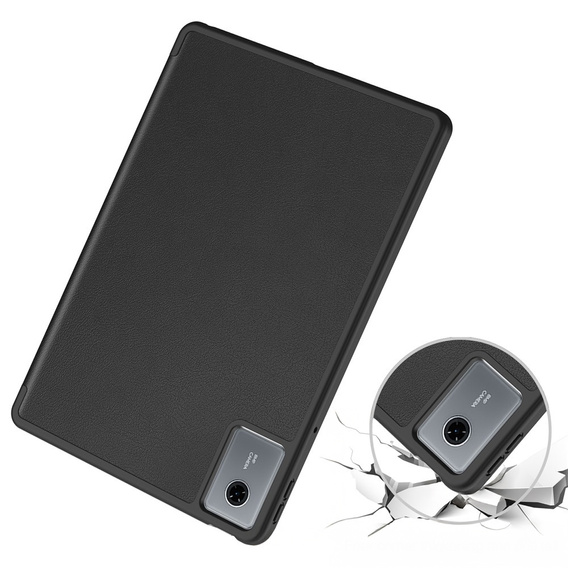 Etui do Lenovo Idea Tab 11" 2025 TB336FU TB336ZU, Smartcase z miejscem na rysik, czarne