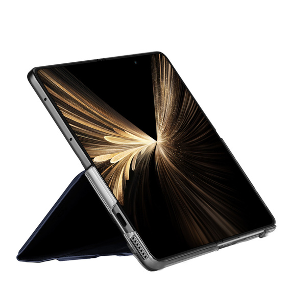 Etui Dux Ducis Bril Series do Honor Magic V5 5G, niebieskie