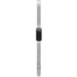 Pasek Bransoleta Milanese do Xiaomi Mi Band 3 / Mi Band 4, Srebrny
