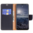 Etui z klapką do Nokia G11 / G21, Litchi Wallet Case, czarne