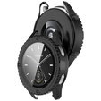 2w1 Etui + Szkło Hartowane do Xiaomi Watch S3,  wzmocnione, Czarne