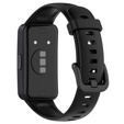 Pasek Silikonowy do Huawei Band 8 / Huawei Band 9 / Huawei Band 10, Czarny, Granatowy