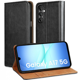 Etui z klapką do Samsung Galaxy A17 5G, czarne