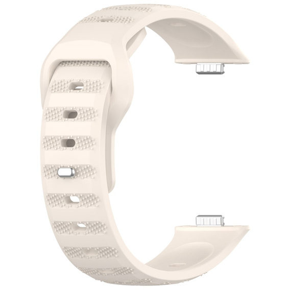 Pasek Silikonowy do Huawei Watch Fit 4 / 4 Pro / 3, Beżowy