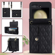 Etui skórzane Card Slots do Samsung Galaxy Z Flip7 FE / Z Flip6, czarne