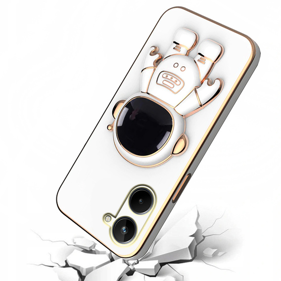 Etui do Realme 10 4G, Astronaut, białe