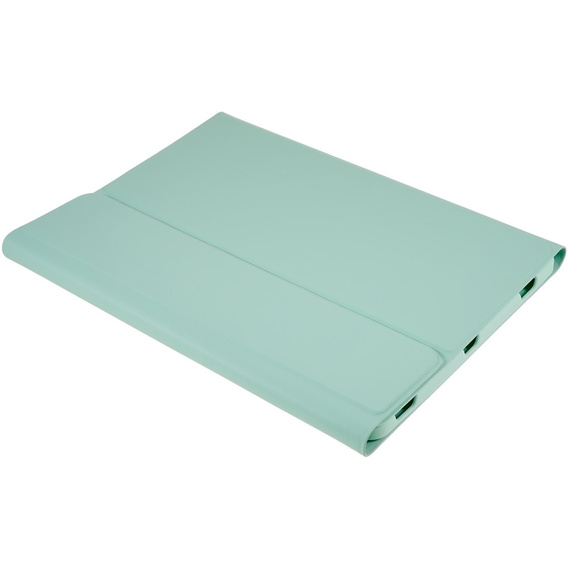 Etui z klawiaturą do Samsung Galaxy Tab S7 T870/T875 / S8, Pen Slot, jasnozielone