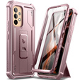 Etui pancerne do Samsung Galaxy A53 5G, Dexnor Full Body, różowe rose gold