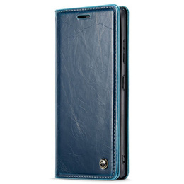 Etui z klapką CASEME do Samsung Galaxy S20 FE / 5G, Waxy Textured, niebieskie