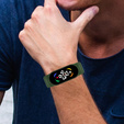 Pasek Silikonowy do Xiaomi Mi Band 5/6/7/7 NFC, Zielony