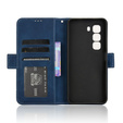 Etui z klapką do Infinix Hot 50 Pro 4G, Card Slot, granatowe