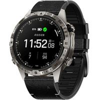 Pasek skórzany Quickfit do Garmin Fenix 5/6/6 PRO/7 Forerunner 965/955/945, Czarny